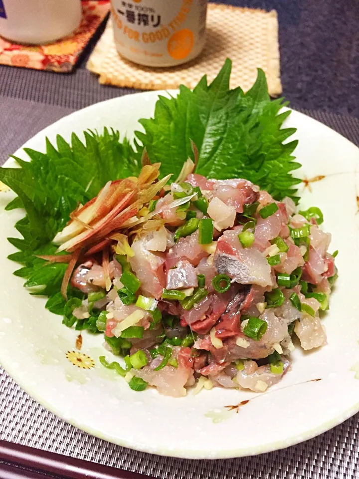 鯵のたたき|ほっけまんさん