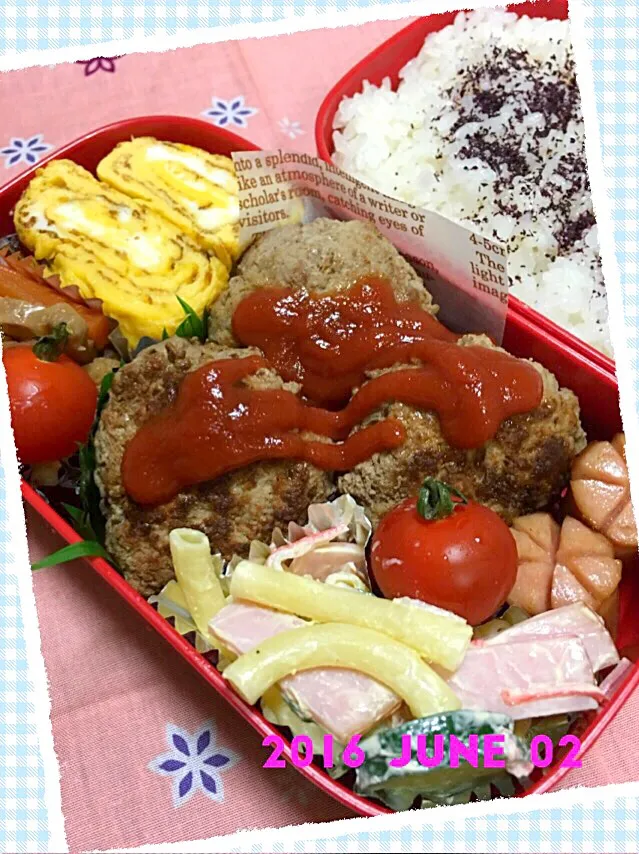 Snapdishの料理写真:６月２日  息子弁当⚾︎|sesamiさん