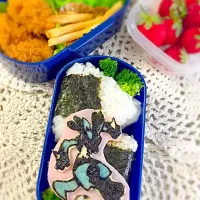 ポケモン☆ルカリオ弁当|mini1225さん