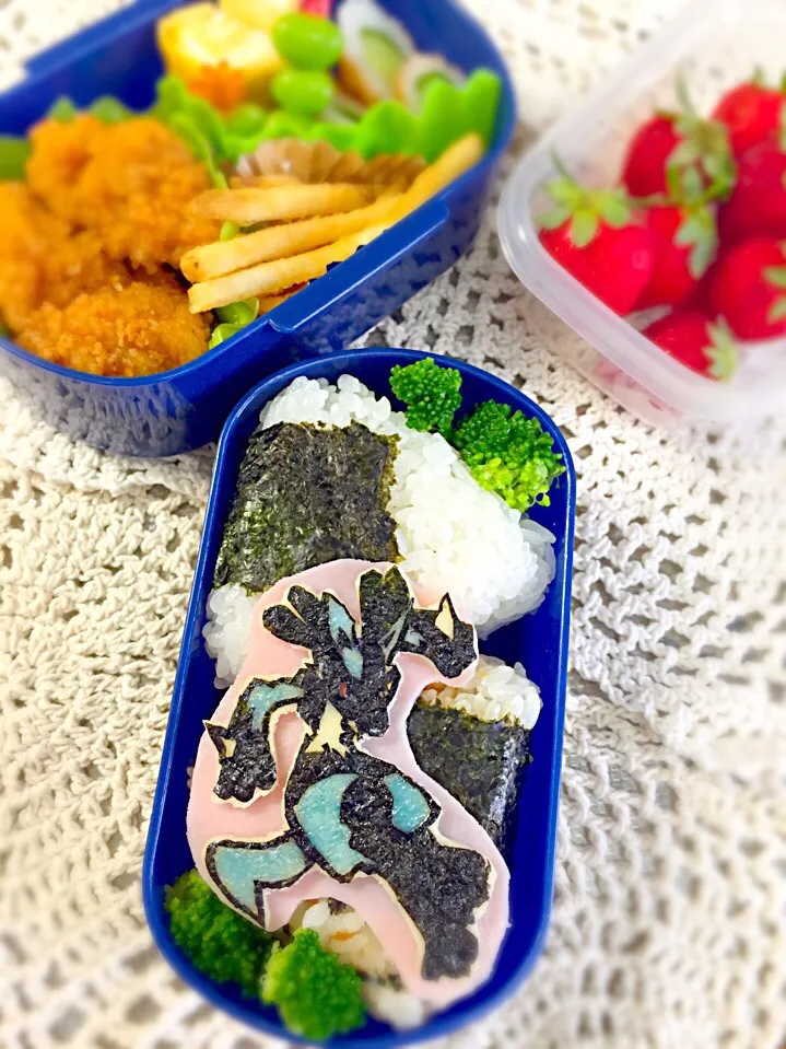 ポケモン☆ルカリオ弁当|mini1225さん