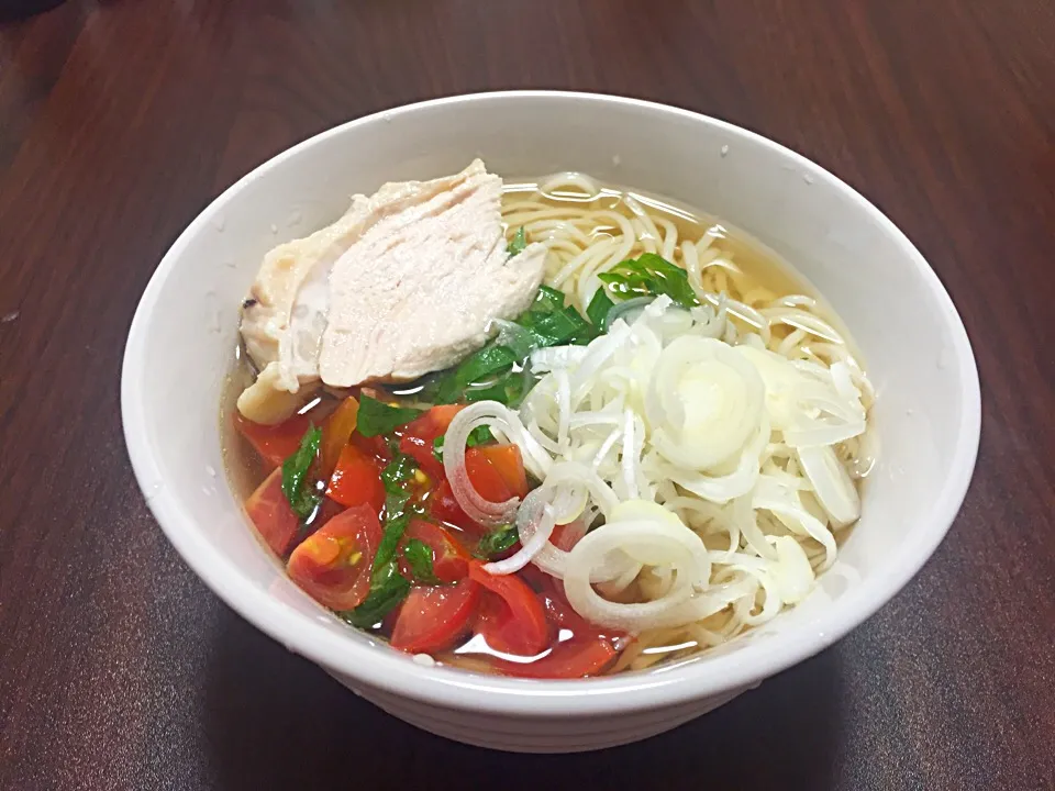 冷やし鶏出汁五島うどん|まっちーさん