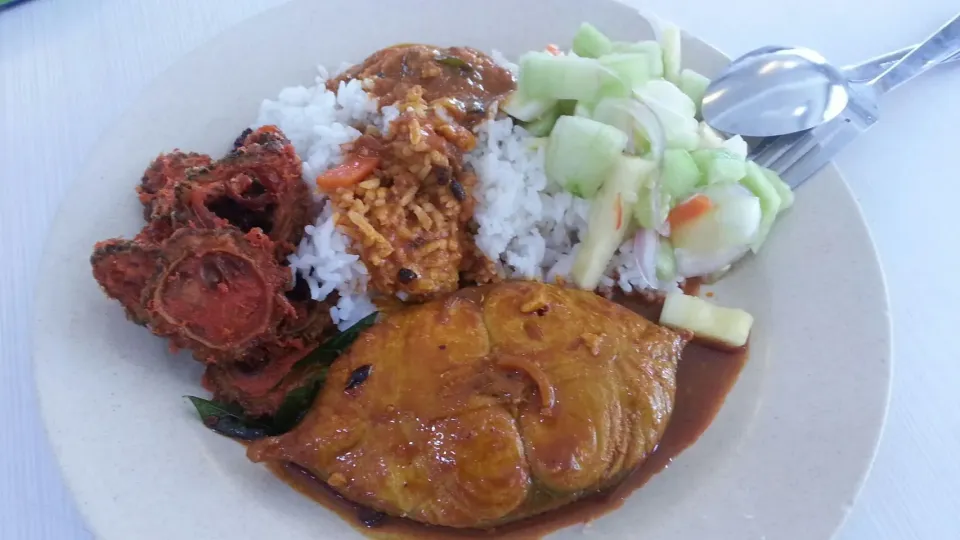 Fish curry at Mamak store|korinoさん