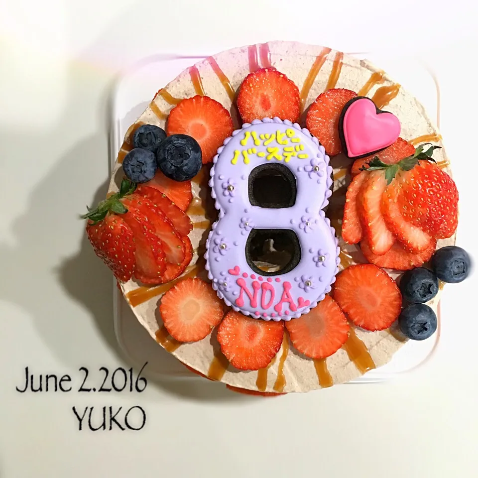 バースデーケーキ🎂キャラメルシフォンケーキ|YUKOさん