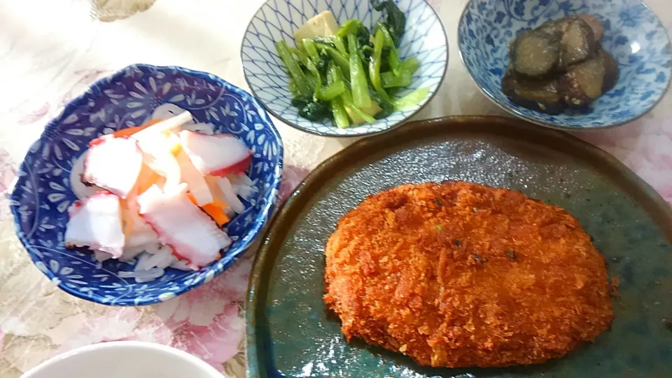 スーパーのメンチカツ😋🐙なます😌常備菜|たえさん