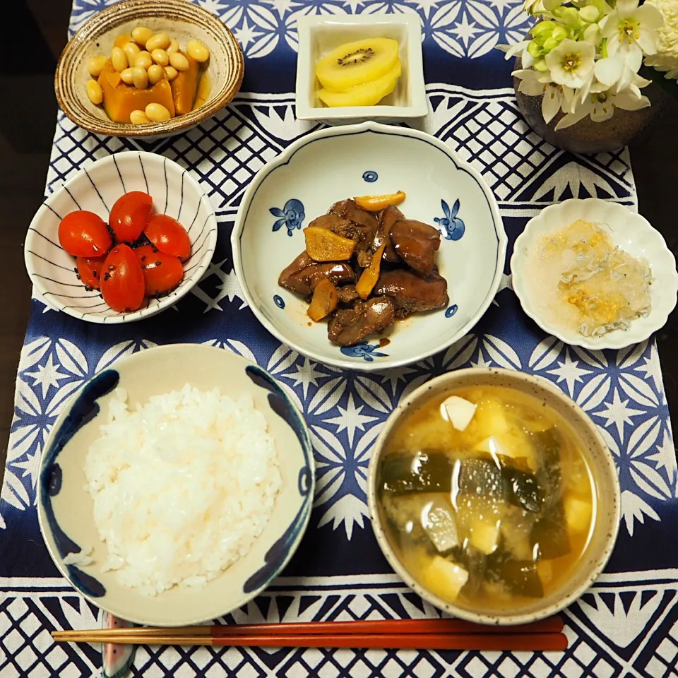 鶏レバーの煮付け|はらしおりさん