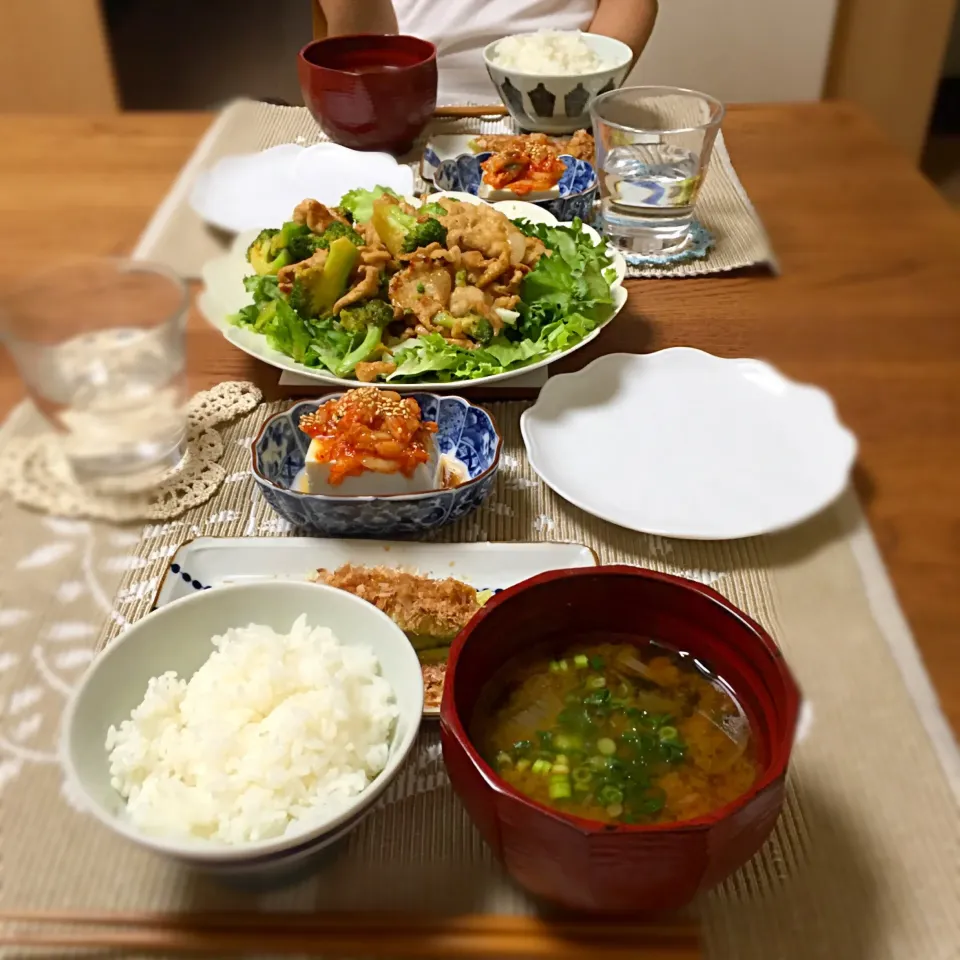 今日の夕飯☆全体|あさこさん