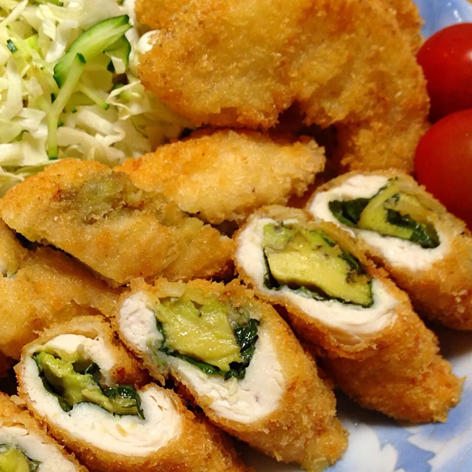 ササミのシソチーズアボカド巻フライ|Yu Yu mamaさん
