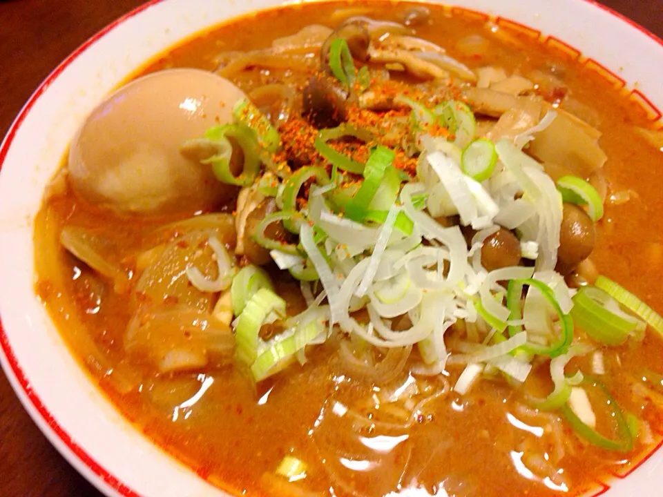 Snapdishの料理写真:札幌ラーメン ひぐま（麺は西山製麺）|もちもちさん