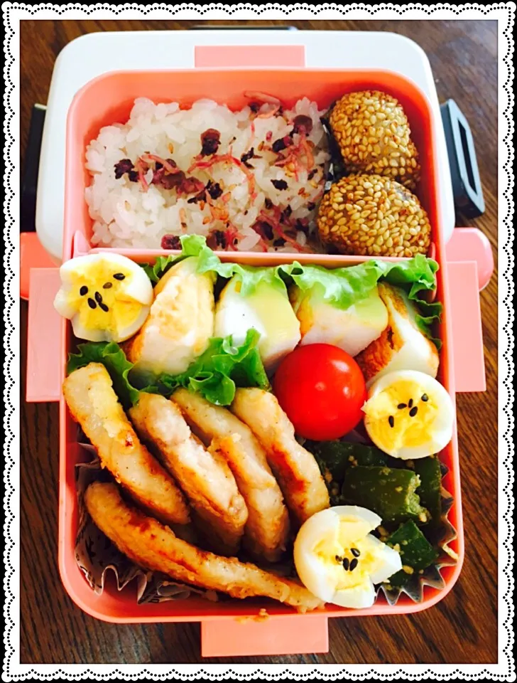 Snapdishの料理写真:今日の 娘っちの お弁当|えみちさん