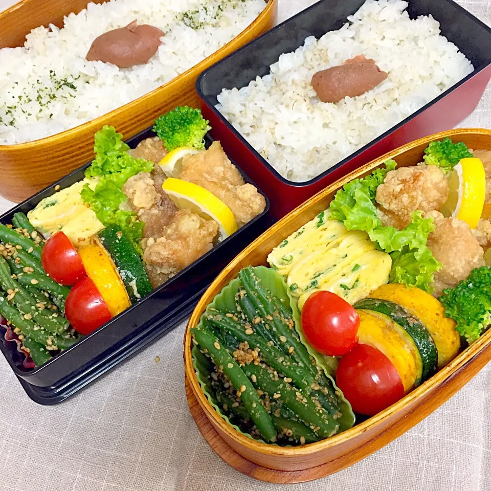 6/3 中学男子のお弁当&パパ弁|おおけいさん