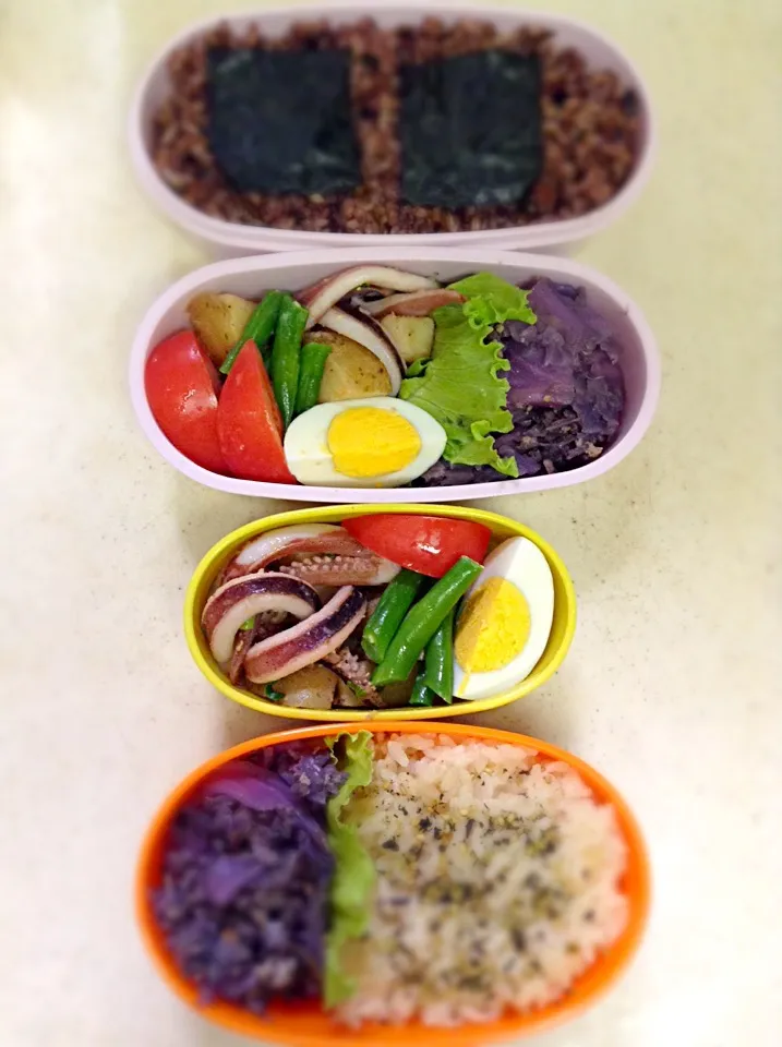 Today’s lunch box for JD & me.|hoppycowさん