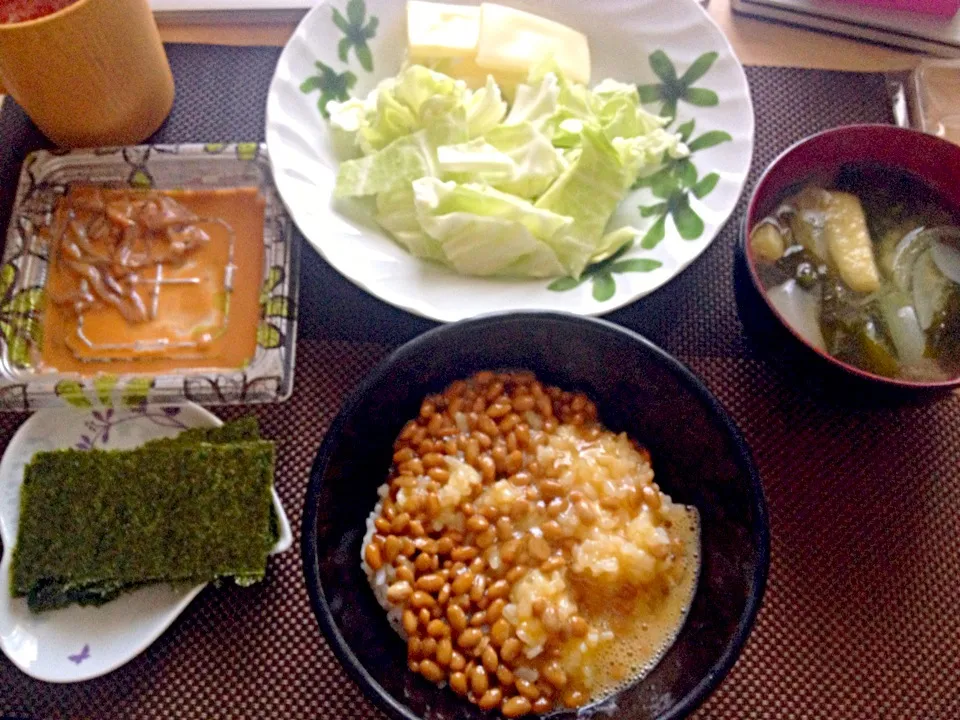 6月3日朝食兼昼食|ばぁさんさん