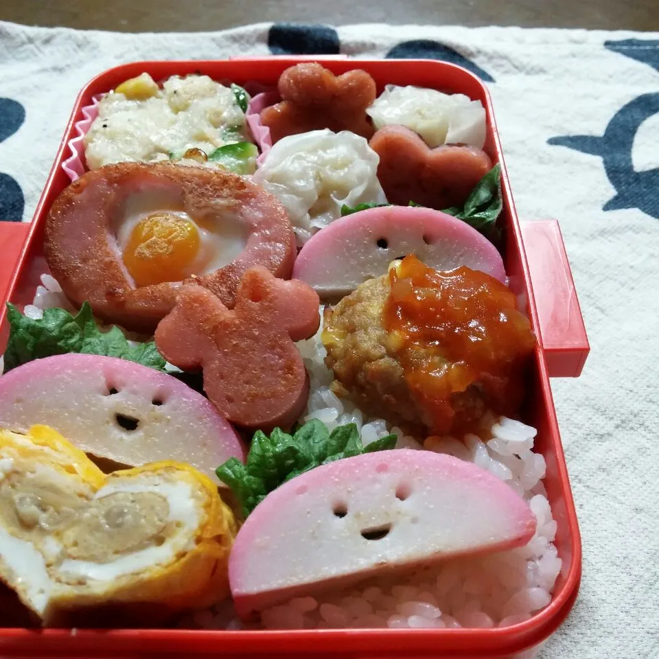 Snapdishの料理写真:6/3 夜のお弁当 のっけ弁です😃|ohanaさん