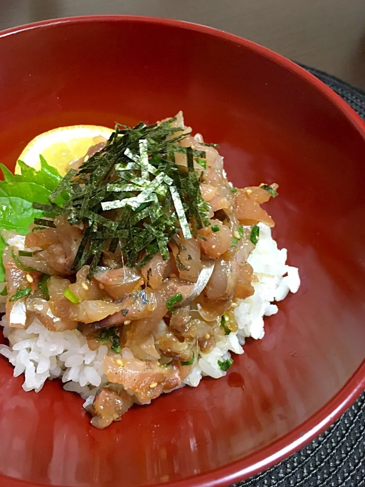 真あじのたたき丼|ゆきりん。さん