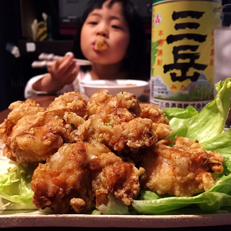 鶏ムネと玉ねぎのジューシーオイマヨ唐揚げ♥|ひかりママさん