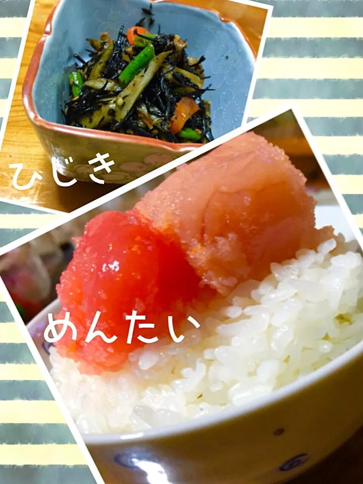 炊きたて熱々ご飯に🍚明太子があればそれだけで💕柚子めんたいも(右)💕食べ過ぎにはご注意😰を…。|keikoさん