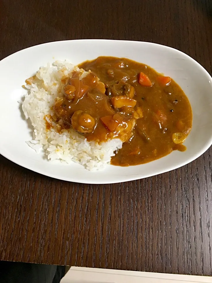 6月3日夕飯 シーフードカレー|やすこさん