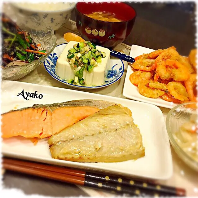 今日は、和食でフツーの晩ごはん|亜矢子さん