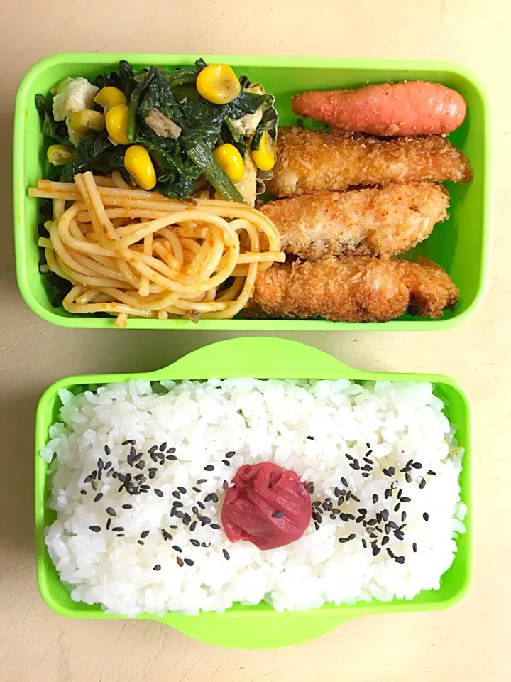 Snapdishの料理写真:お弁当／男子中学生|nayutaさん