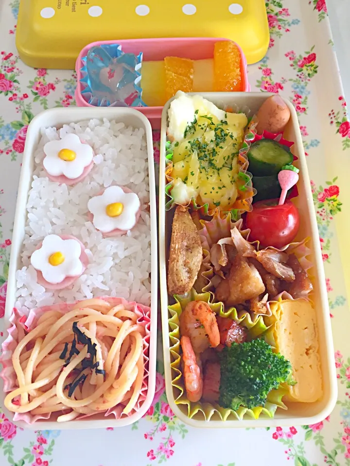 中1娘の土曜日学校お弁当✨|naoちんさん