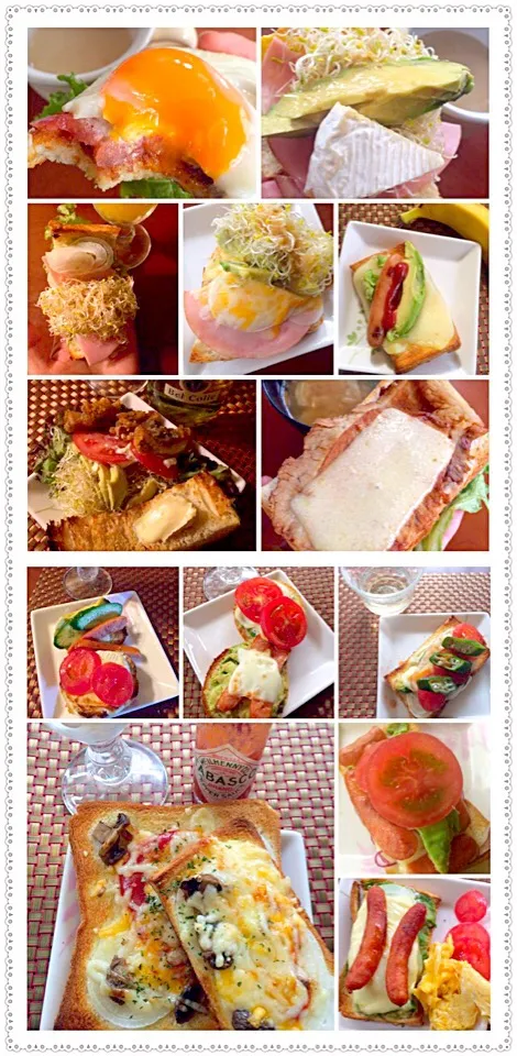 Snapdishの料理写真:Open baked Sandwich🍞最近のランチ|🌈Ami🍻さん