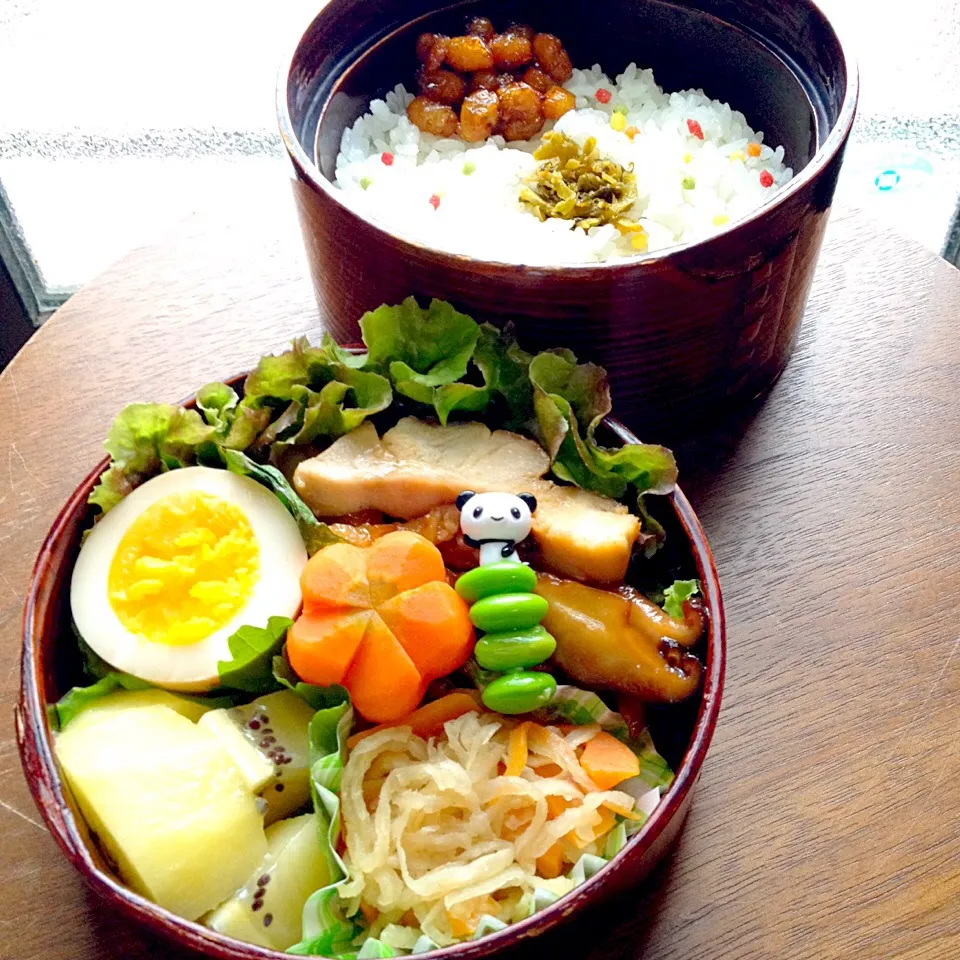 Snapdishの料理写真:私のお弁当2016/6/4|♪なつぱんだ♪さん