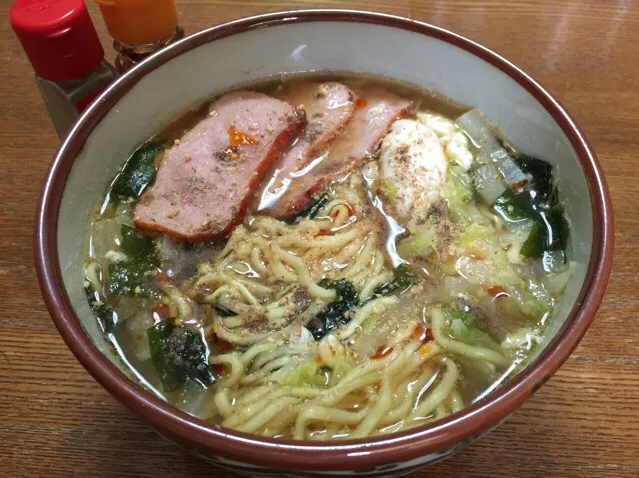 Snapdishの料理写真:マルちゃん正麺🍜、味噌味❗️꒰*✪௰✪ૢ꒱✨|サソリさん