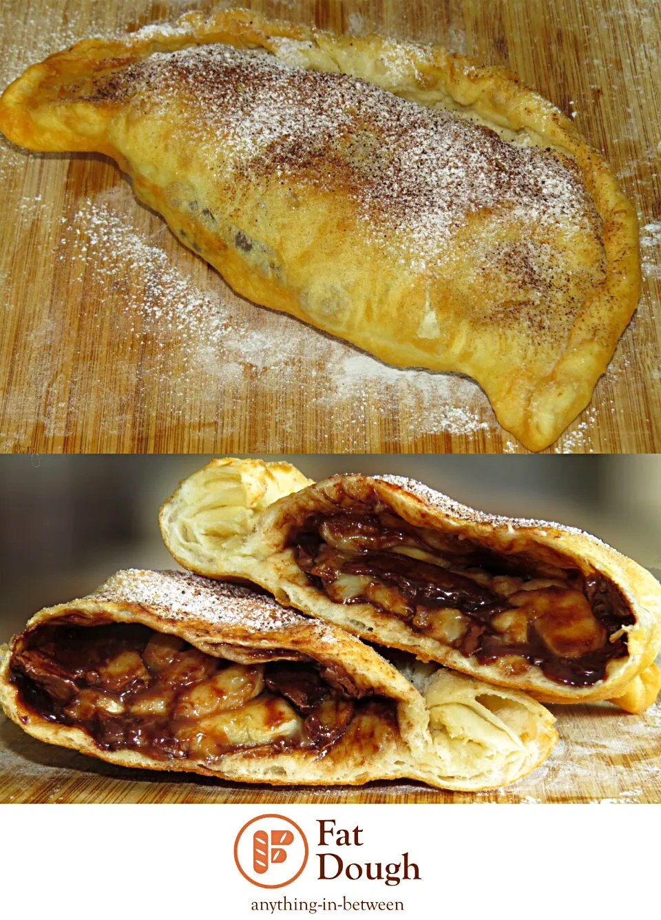 Fried Calzone with Homemade Nutella + Banana|Daniel Limさん