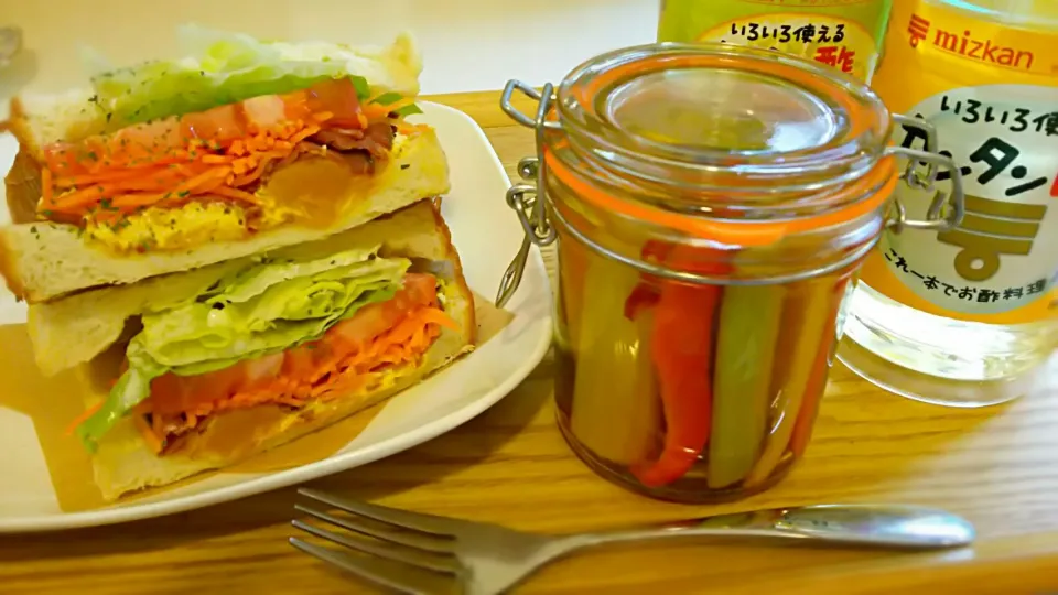 朝ごはん🍞かんたん酢で和風マリネ🎵|キム姉さん