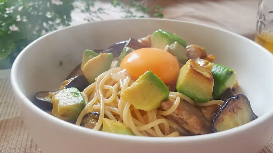 残り物で作ったパスタ|しあるさん