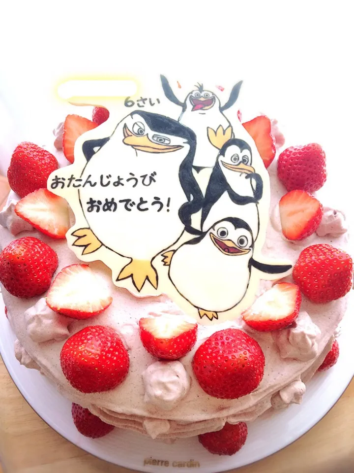 息子くん６歳の誕生日ケーキ|☆NS☆さん