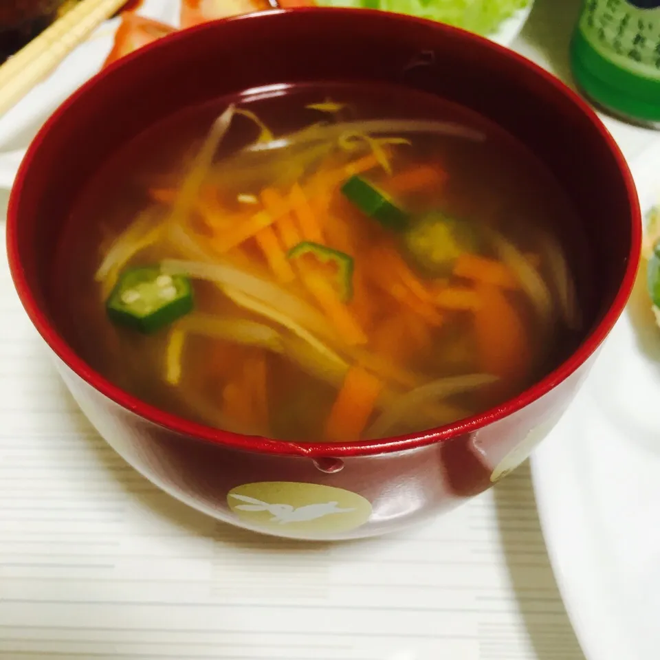 もやしスープ|みぃさん