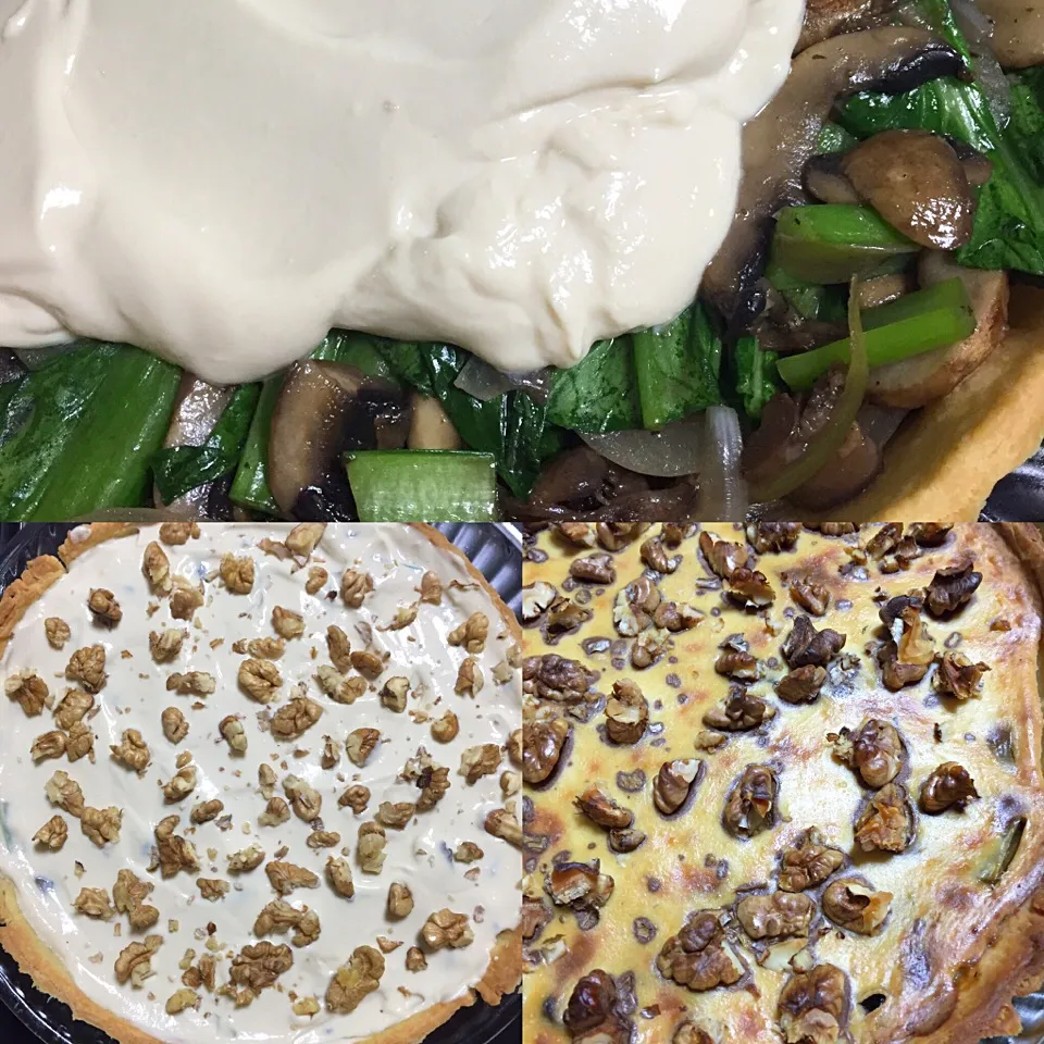 Vegan mushroom tart🍄|aястасияさん