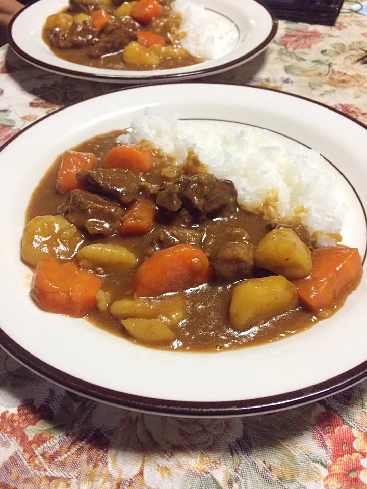 牛のスネ肉カレー。|まちさん