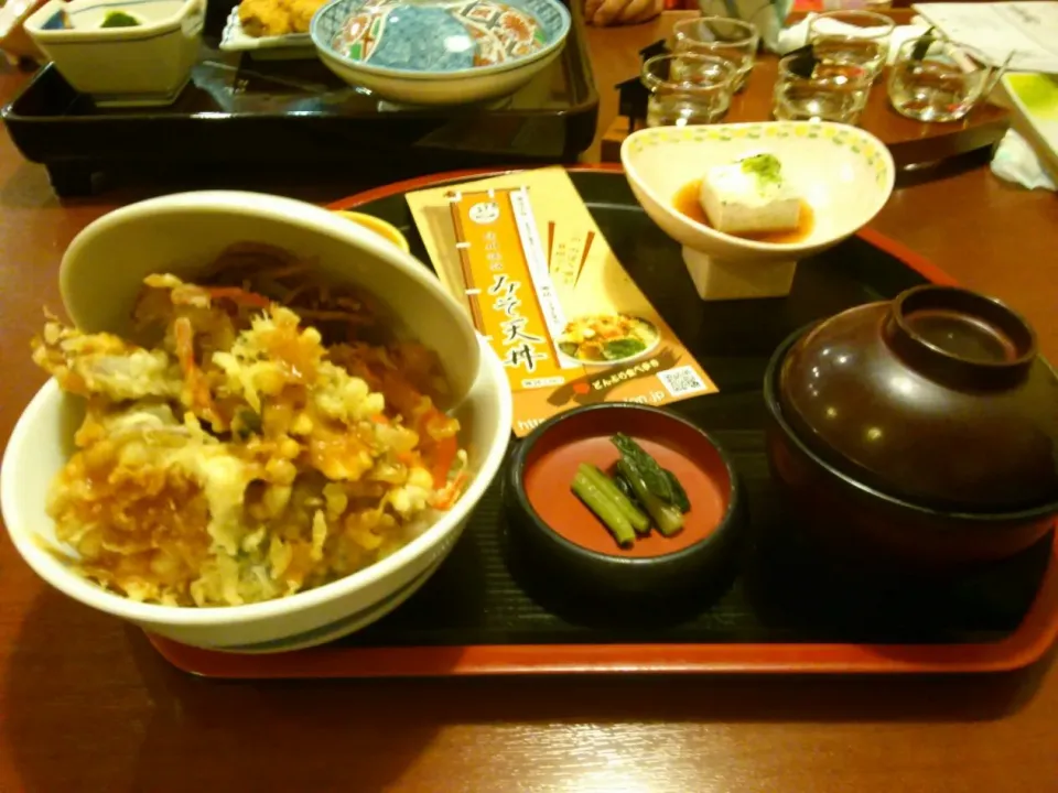 諏訪のみそ天丼。|tahitiaさん