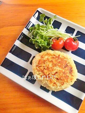 減塩＆お肉なし♪豆腐ハンバーグ✿ by はぁぽじ｜簡単作り方/料理検索の楽天レシピ|はぁぽじさん