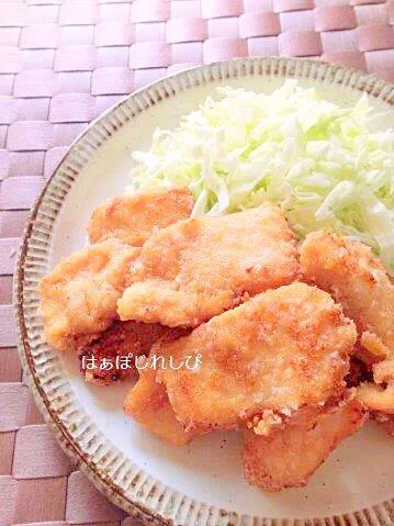 鷄むね肉の竜田揚げ✿(にんにく不使用) by はぁぽじ｜簡単作り方/料理検索の楽天レシピ|はぁぽじさん