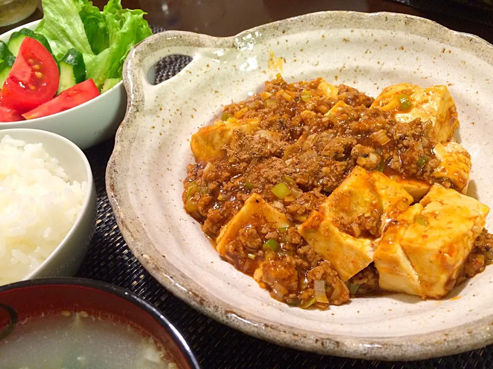 麻婆豆腐定食|Jun  Sakamotoさん