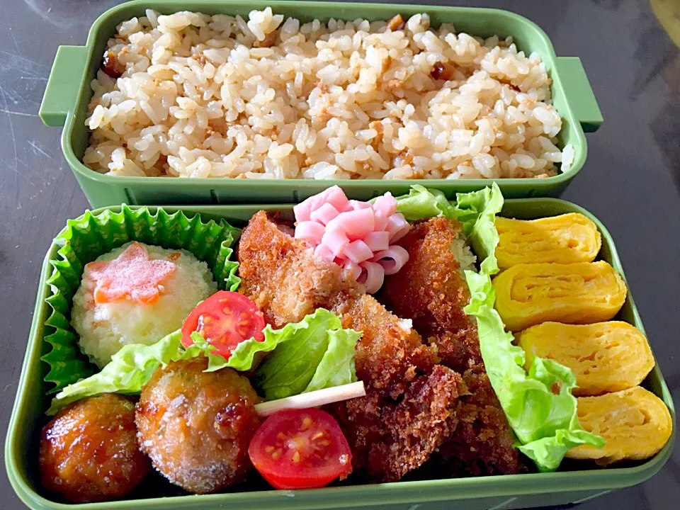 中学生のお弁当|しずえさん