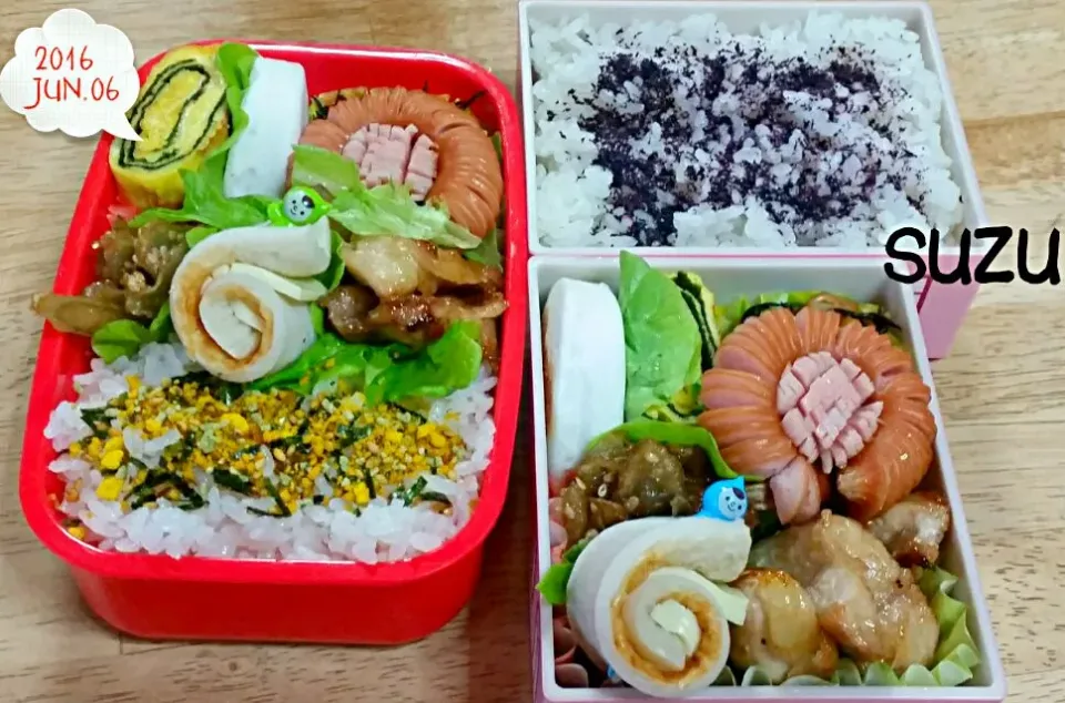 #jkお弁当
 #2人分|suzuさん