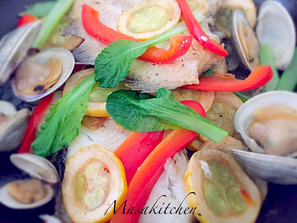 Snapdishの料理写真:pesce all'acqua pazza|Masakiさん