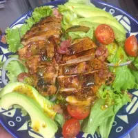 Snapdishの料理写真:Honey mustard chicken salad.|Seikitchenさん