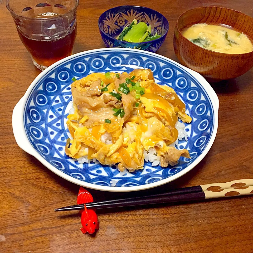 冷蔵庫の残り物卵とじ丼|May reeさん