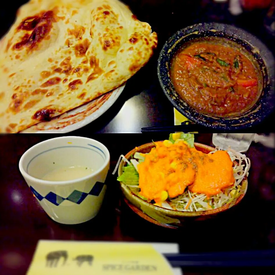 Snapdishの料理写真:月替わりカレーセット|Yasuyoさん