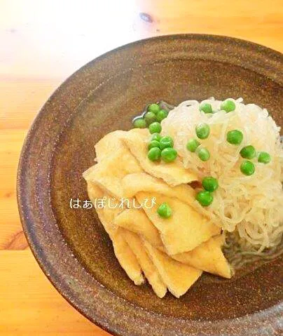 油揚げとしらたきの煮物✿ by はぁぽじ｜簡単作り方/料理検索の楽天レシピ|はぁぽじさん