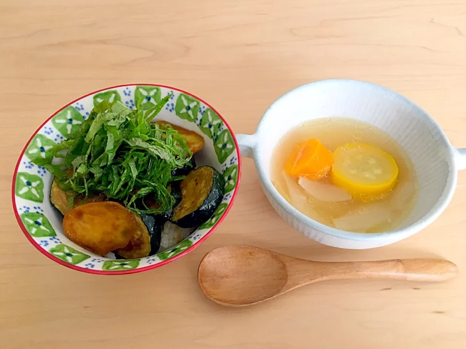 ズッキーニマリネ丼|ネコのポーさん