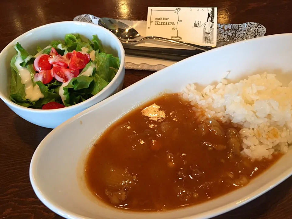 牛スジカレー、５００円ランチ、Kimura|Isimura Hidekiさん