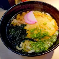 Snapdishの料理写真:丸天かしわうどん|Minoru Yoneyamaさん