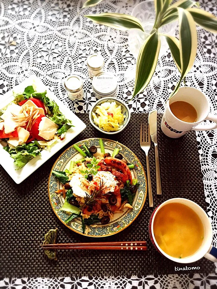 Snapdishの料理写真:昨日の朝ごはん！|Tina Tomoko😋さん