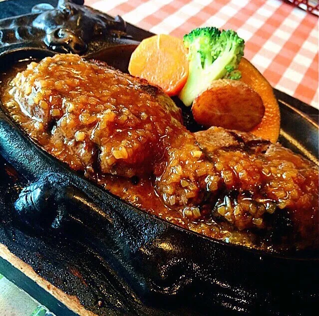 げんこつハンバーグ 炭焼きレストランさわやか|ガク魁‼︎男飯さん